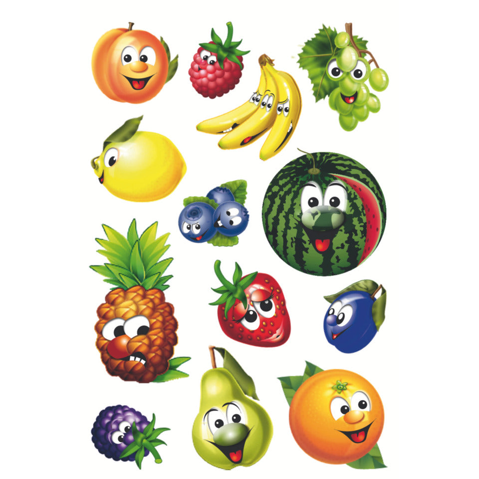 Sticker Früchte, Wackelaugen, 13 Stück HERMA 3233 HERMA 3233 Magicsticker