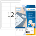 Inkjet-Etiketten permanent, 96,5x42,3mm, 300 Stück, weiß HERMA 4823 HERMA 4823 A4
