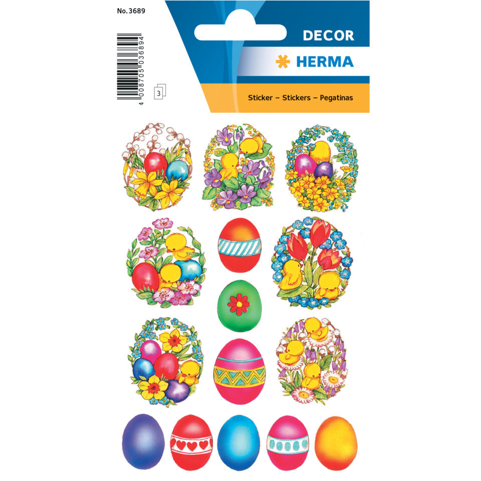 Sticker Oster Kompositionen, 45 Stück HERMA 3689 HERMA 3689 Decorsticker Ostern