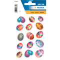 Sticker Ostereier, beglimmert, 15 Stück HERMA 3672 HERMA 3672 Decorsticker m. Glimmer