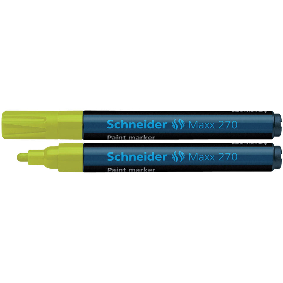 Lackmarker Maxx 270, 1-3 mm, gelb SCHNEIDER SN127005 SCHNEIDER 127005  1-3mm