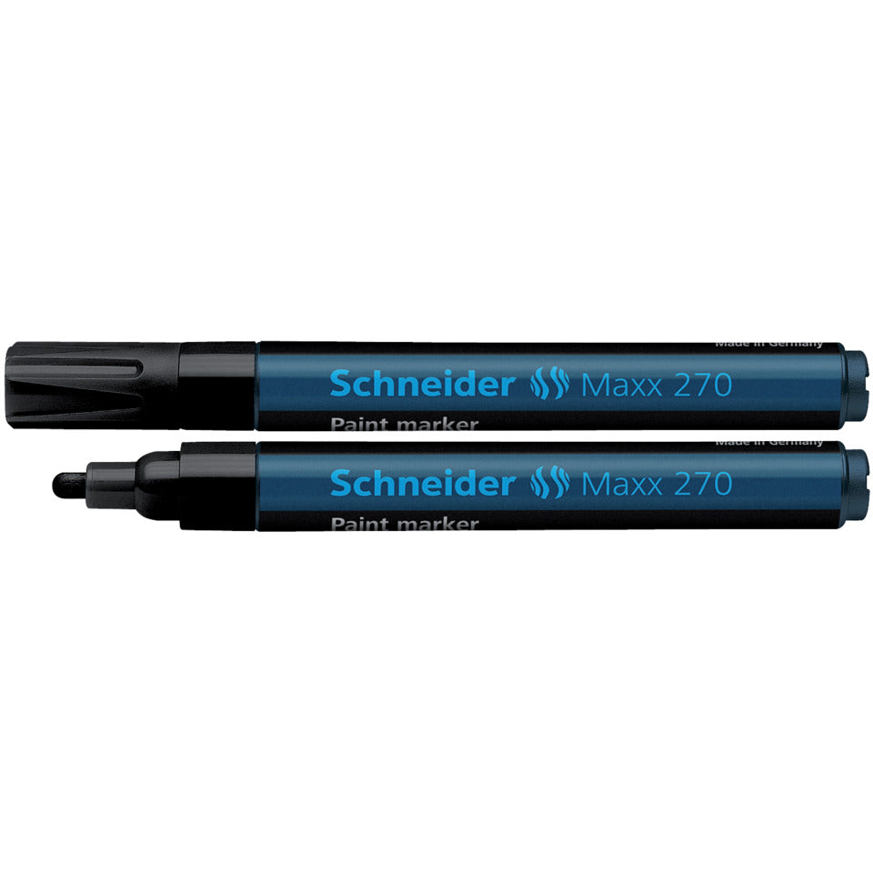 Lackmarker Maxx 270, 1-3 mm, schwarz SCHNEIDER SN127001 SCHNEIDER 127001  1-3mm