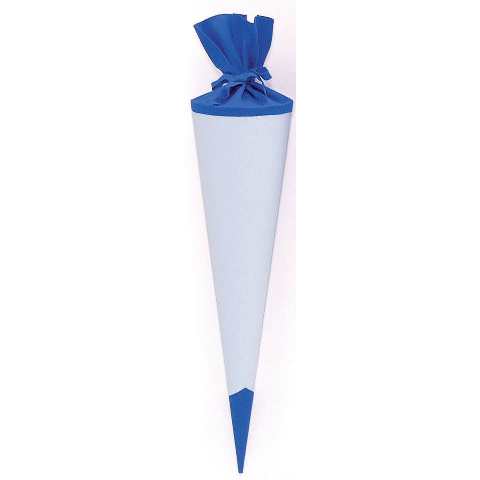 Bastelschultüte, 70cm, Filzverschluss, blau/weiß GOLDBUCH 97845 GOLDBUCH 97845 Filzverschluss