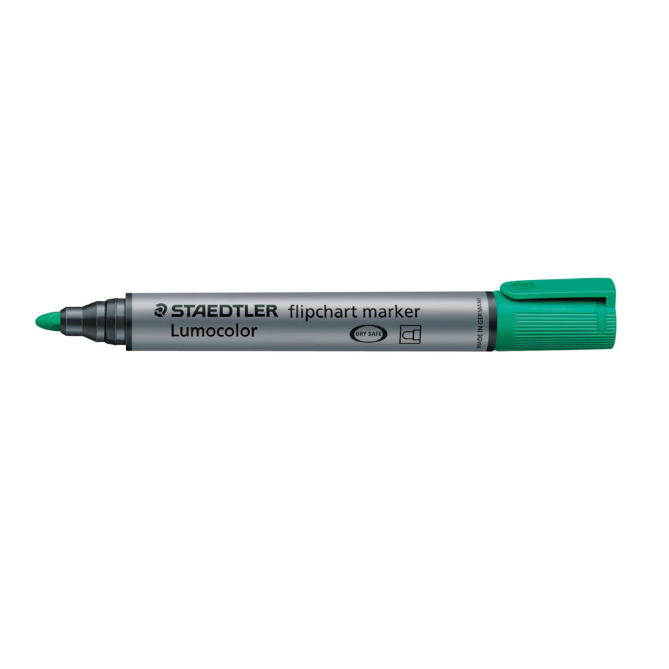Flipchartmarker Lumocolor®, 2mm, Rundspitze, grün STAEDTLER 356-5 STAEDTLER 356-5 nachfüllbar Rundspitze