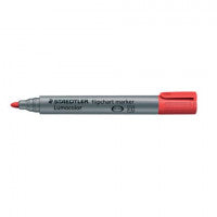 Lumocolor® 356 flipchart marker - Rundspitze, rot