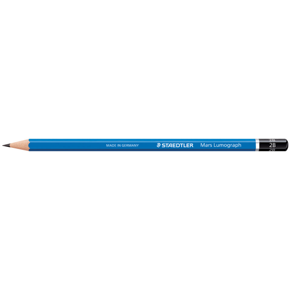 Bleistift Mars® Lumograph® 2B, blau STAEDTLER 100-2B
