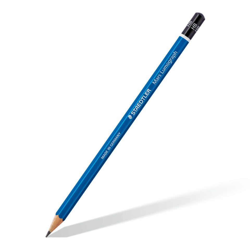 Bleistift Mars® Lumograph® HB, blau STAEDTLER 100-HB