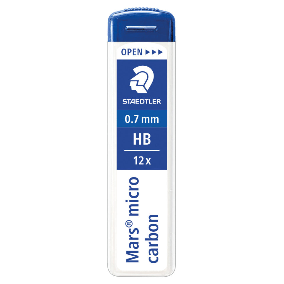 Feinmine Mars® micro carbon 250 HB, 0,7 mm, schwarz, 12 Stück STAEDTLER 250 07-HB STAEDTLER 250 07-HB 12St