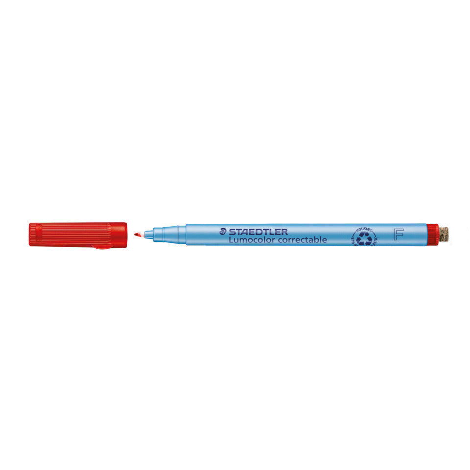 Folienstift Lumocolor® correctable, 0,6 mm, rot STAEDTLER 305 F-2 STAEDTLER 305 F-2  correctable