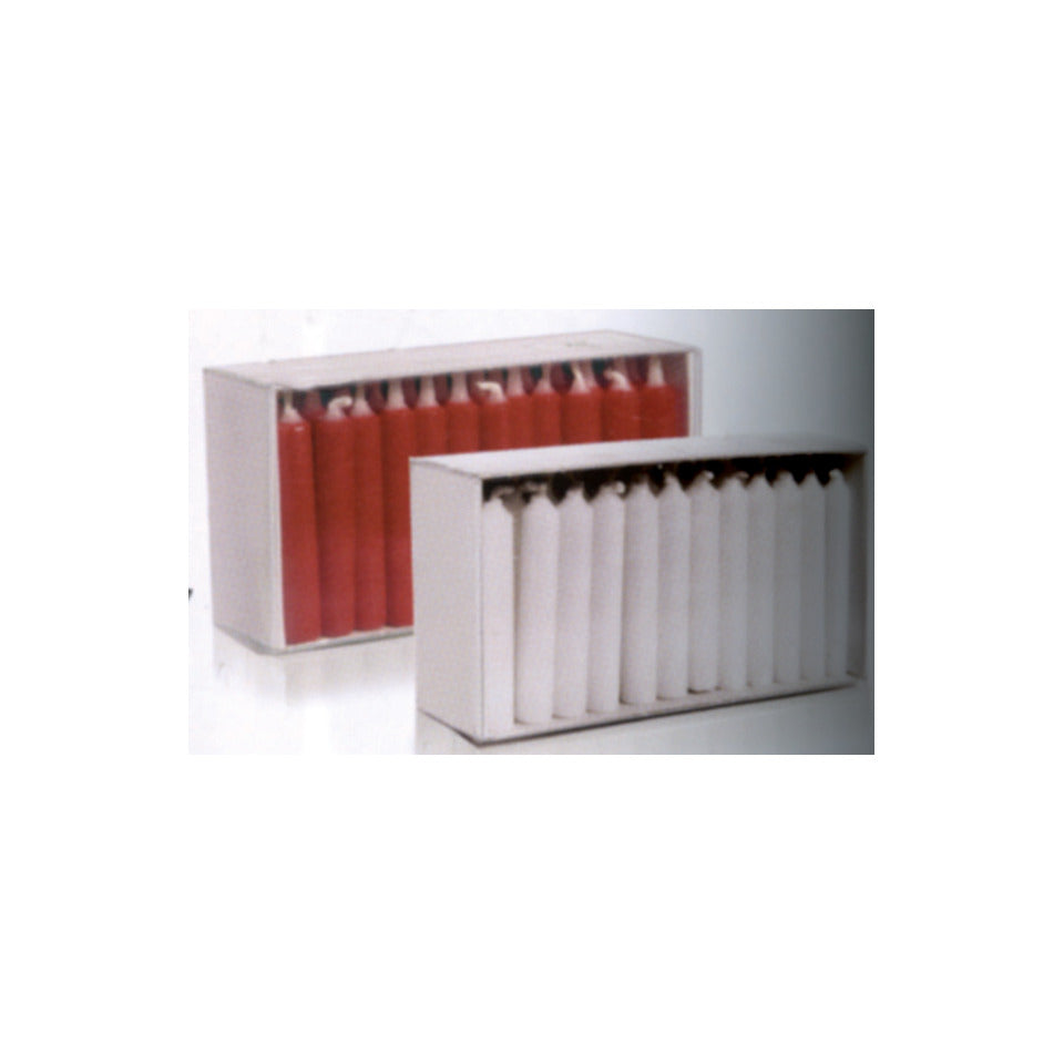 Puppenkerze, 65x10mm, rot, 50 Stück WIEDEMANN 252006.001 252006.001 50ST