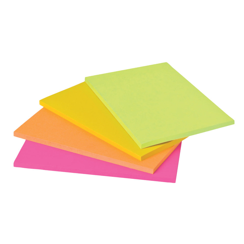 Haftnotizblock Super Sticky Meeting Notes, 203x152mm, 4x45 Blatt, neon POST-IT 6845-SSP POST IT 6845-SS EU  4St