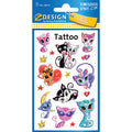Tattoos Cats DeLuxe, 17 Stück AVERY ZWECKFORM 56675