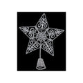 Baumbehang Drahtstern, 20cm, silber  17836 Glitter 17836 Glitter 20cm