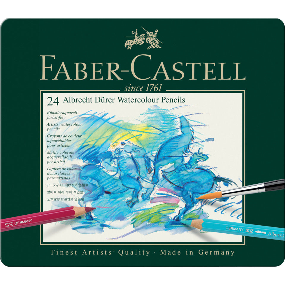 Aquarellfarbstift Albrecht Dürer, 24 Stück FABER CASTELL 117524 FABER CASTELL 117524 Metalletui