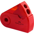 Doppelspitzdose Sleeve, rot/blau, sortiert FABER CASTELL 182701 FABER CASTELL 182701 m.Schutzh
