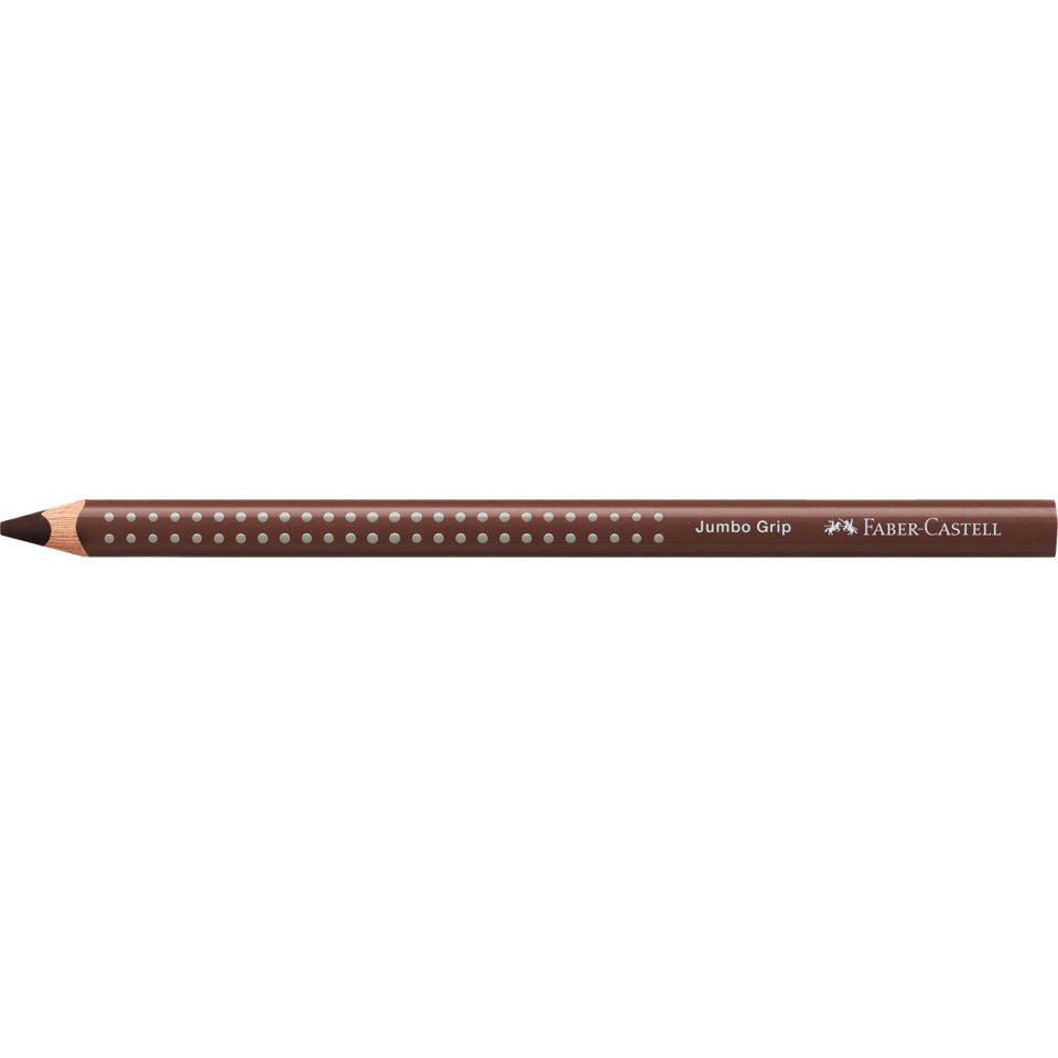 Farbstift Jumbo Grip, 5,3mm, schokobraun FABER CASTELL 110976