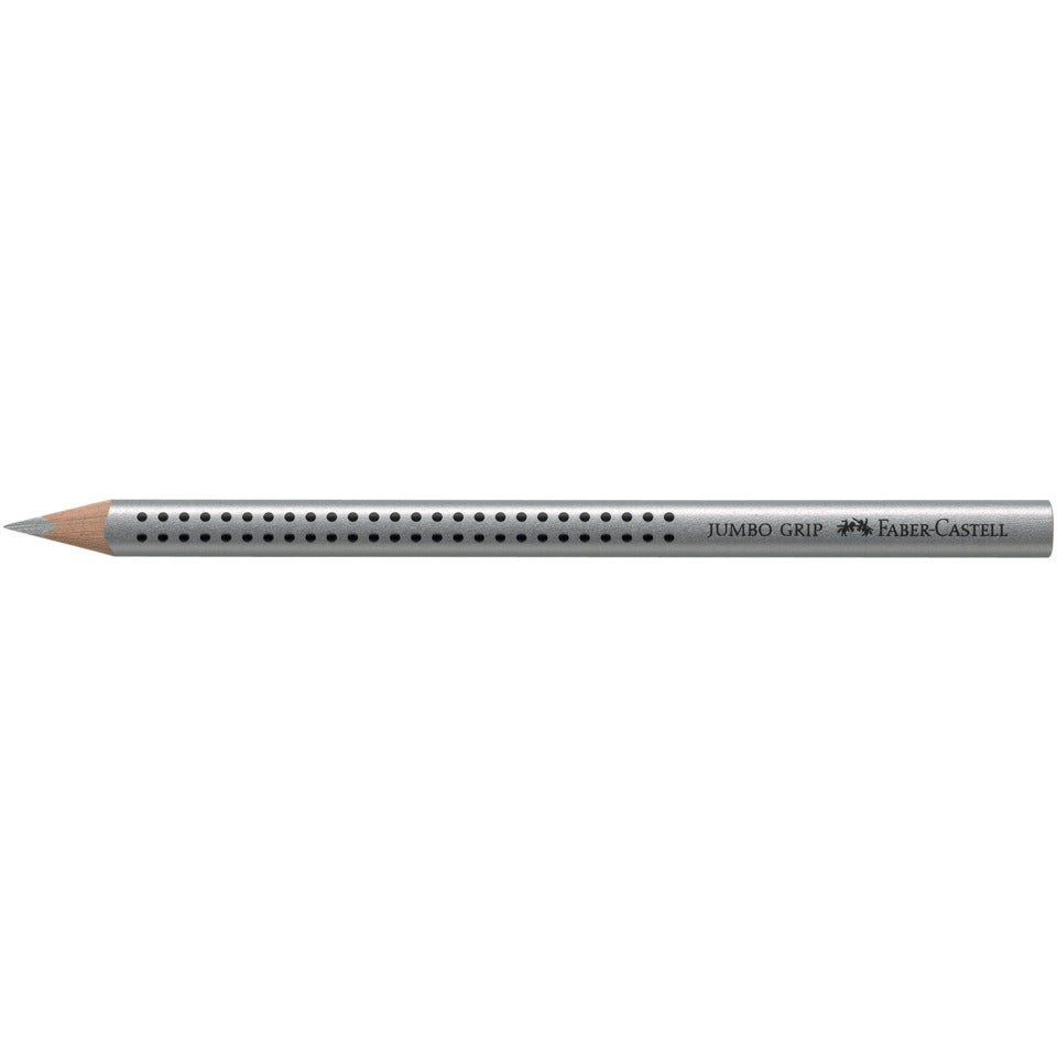Farbstift Jumbo Grip, 5,3mm, silber FABER CASTELL 110982