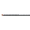 Farbstift Jumbo Grip, 5,3mm, silber FABER CASTELL 110982