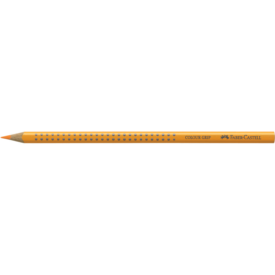 Farbstift Colour Grip, 3mm, Kürbisgelb FABER CASTELL 112409