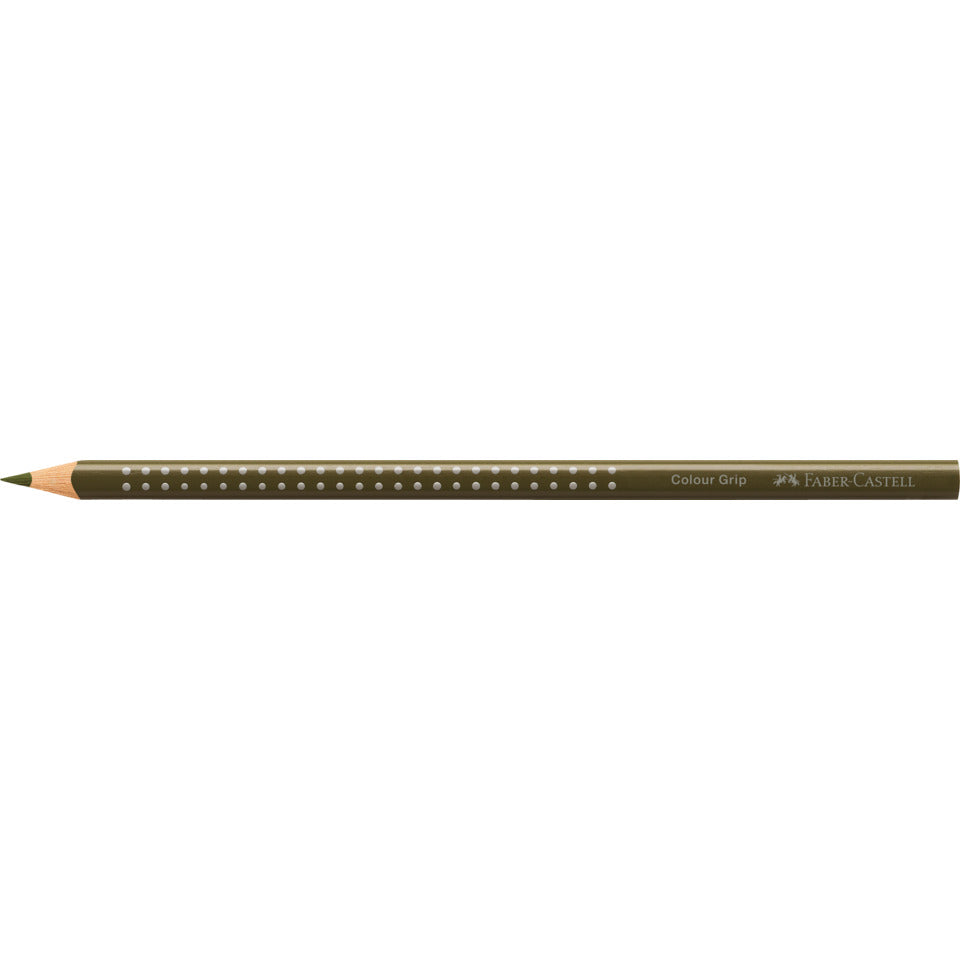 Farbstift Colour Grip, 3mm, Olivgrün FABER CASTELL 112473