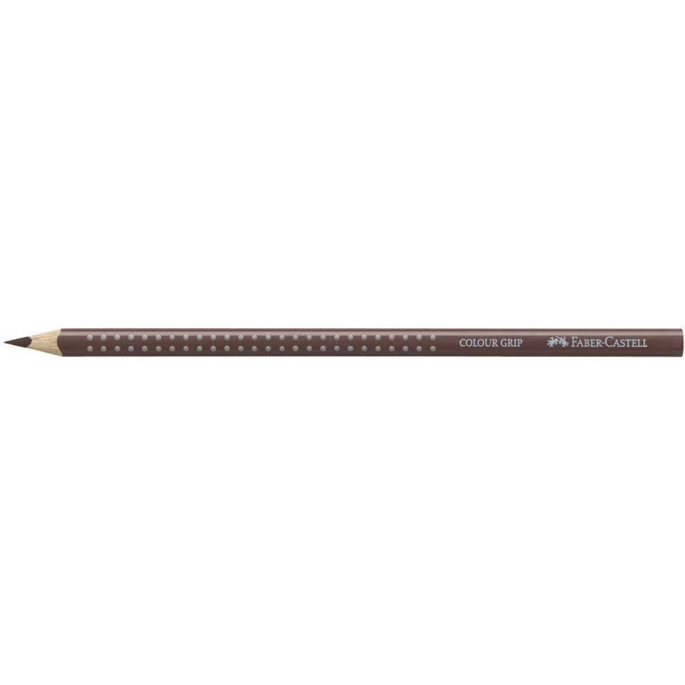 Farbstift Colour Grip, 3mm, Schokobraun FABER CASTELL 112476