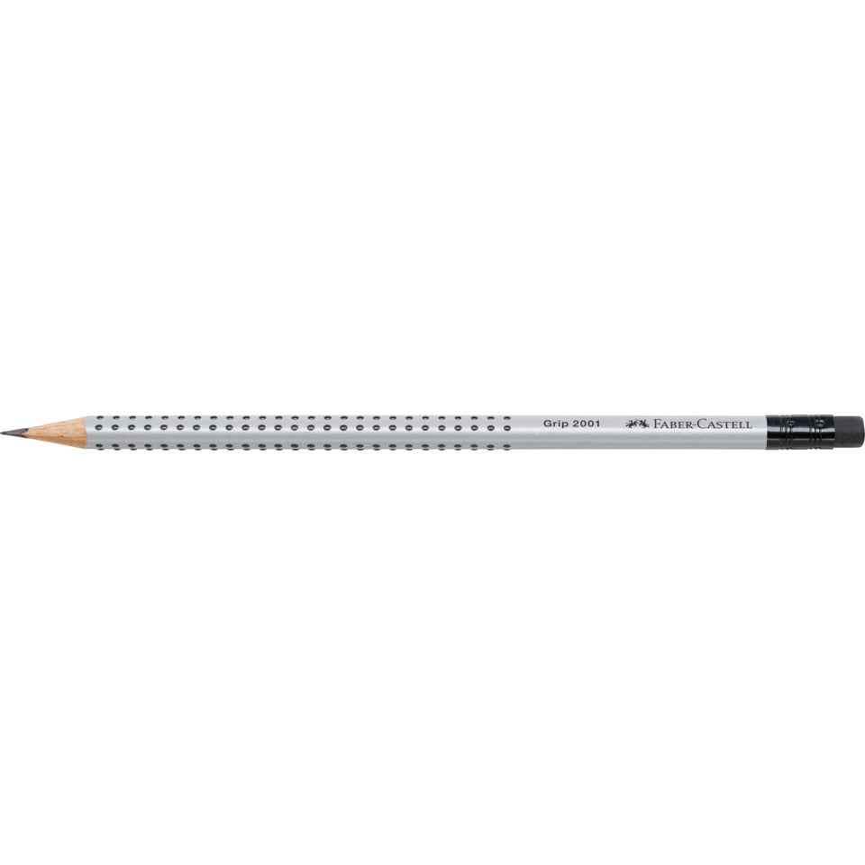 Bleistift Grip 2001 mit Radierer, HB FABER CASTELL 117200 FABER CASTELL 117200 m.Radier.