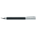 Füllfederhalter Ambition M, schwarz/silber FABER CASTELL 148140 FABER CASTELL 148140 Ambition