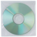 CD/DVD-Hüllen - Ungelocht, transparent, Packung mit 50 Stück