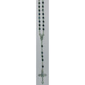 Rosenkranz Kristallperlen, blau  11/132 11/132 in Ds rund gekantet