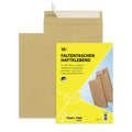Versandtasche mit Falte 20mm, B4, 130g/m², Haftklebend, 10 Stück, braun MAILMEDIA 30002647 30002647 10ST m.Falte 20mm