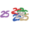 Konfetti Zahl 25, bunt  42599 42599 10gr 25