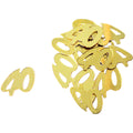 Konfetti Zahl 40, gold  44005 44005 10gr 40