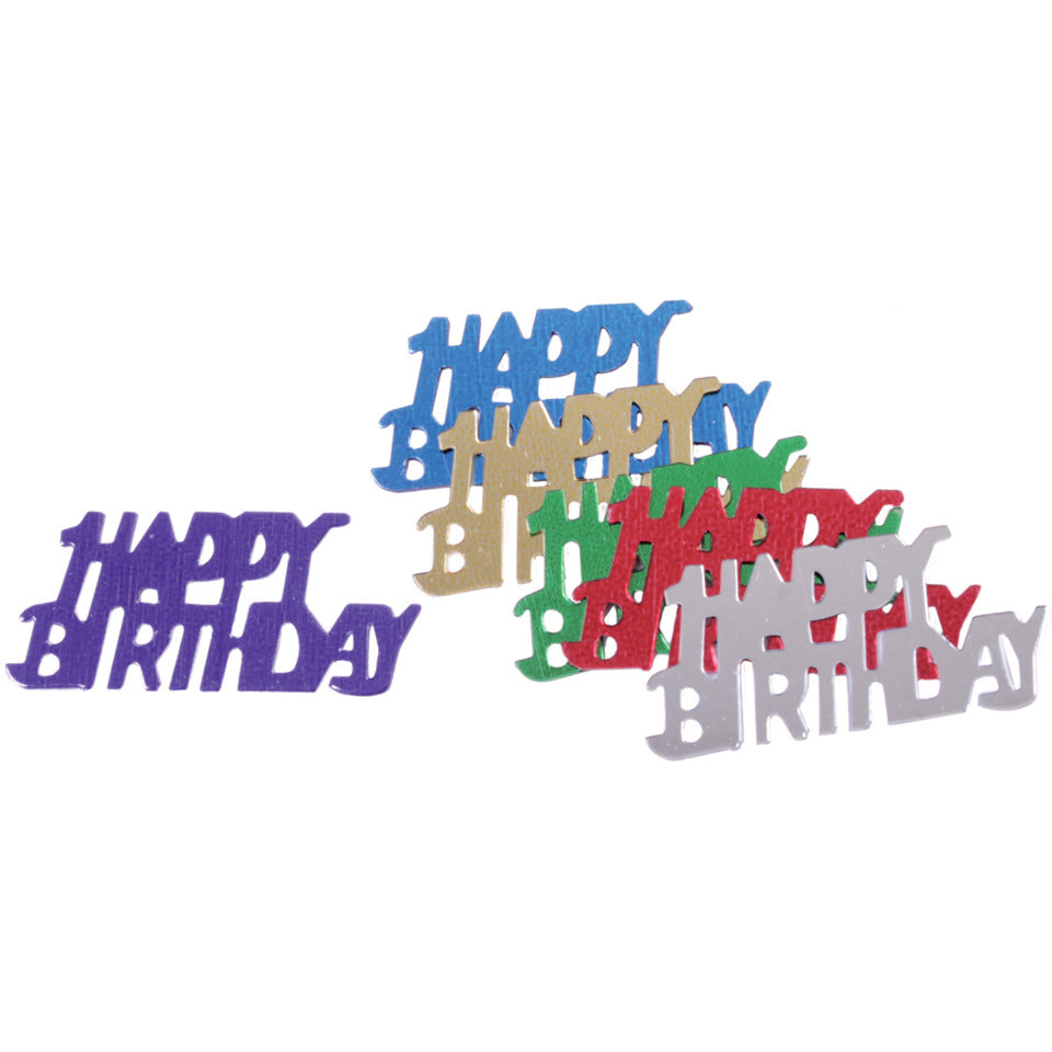 Konfetti Happy Birthday, bunt  47520 47520 Happy Birthday