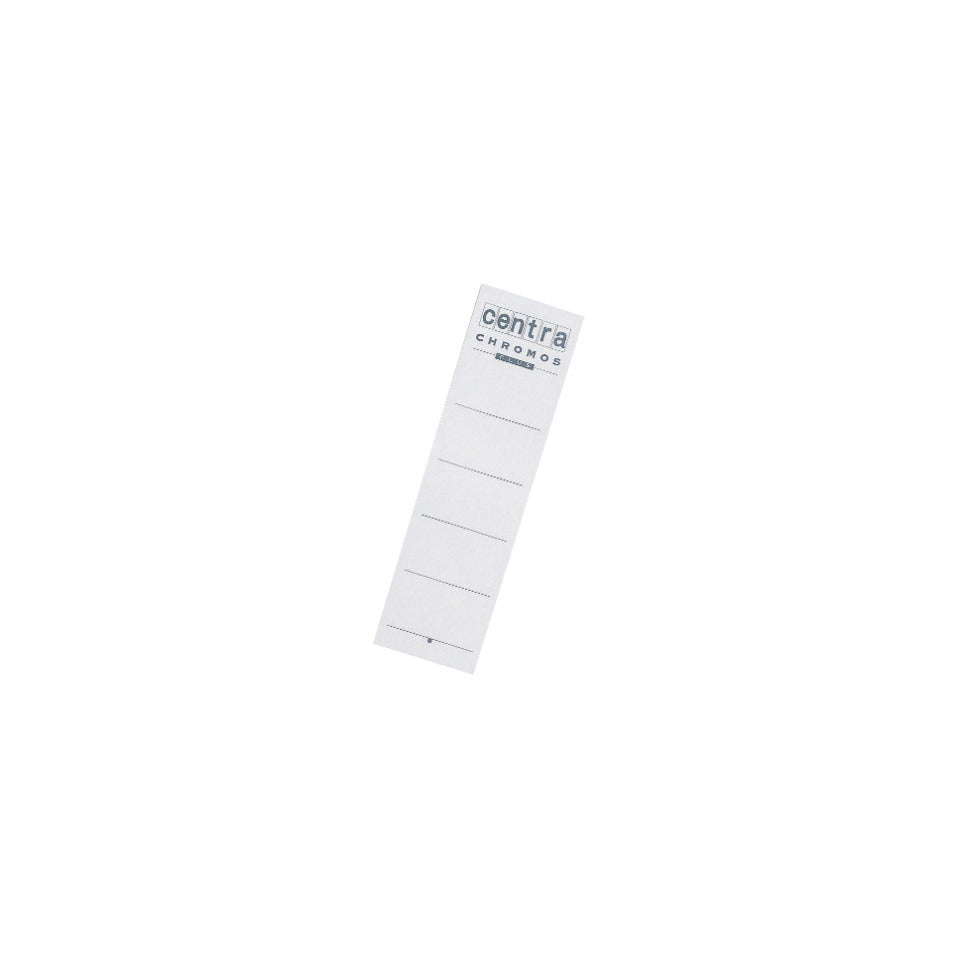 Ordnerrücken-Einsteckschild, 55 x 190 mm, breit/kurz, 10 Stück, weiß CENTRA 290105 CENTRA 290105 kurz breit 10Stk