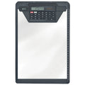 Schreibplatte A4 aus Polystyrol, mit 8-Digit-Solar-Rechner, Papieranschlagkante links ECOBRA 792250 ECOBRA 792250 m.Solarrrechner