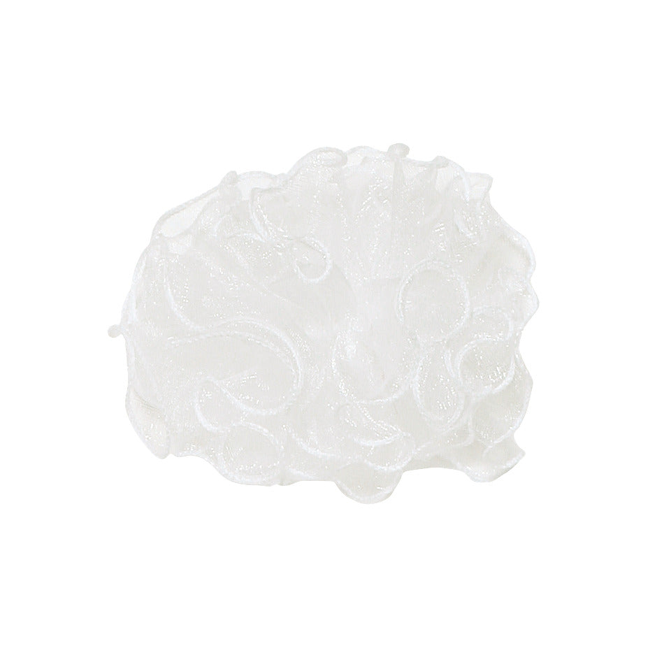 Kerzenmanschette Organza für Kommunionkerze, weiß WIEDEMANN 56400604 56400604 f. Kommunionkerze
