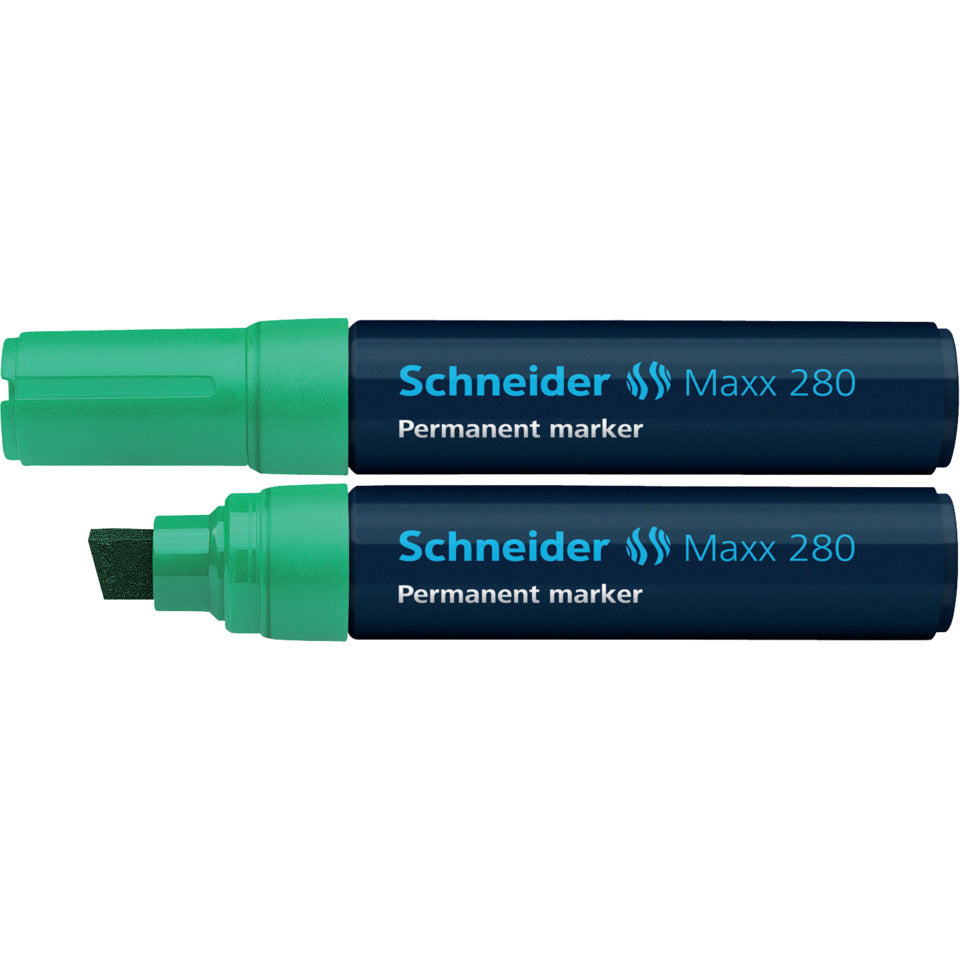 Permanentmarker Maxx 280, nachfüllbar, 4+12 mm, grün SCHNEIDER SN128004