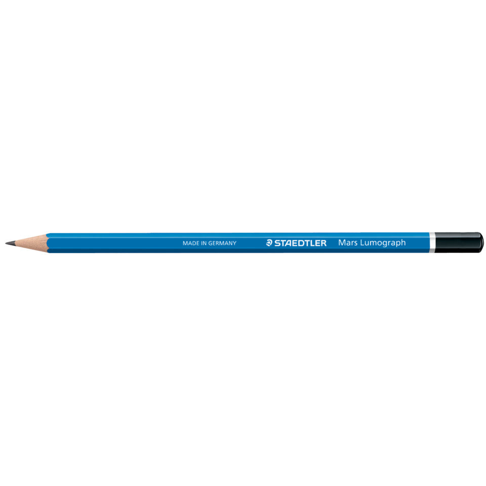 Bleistift Mars® Lumograph® H, blau STAEDTLER 100-H