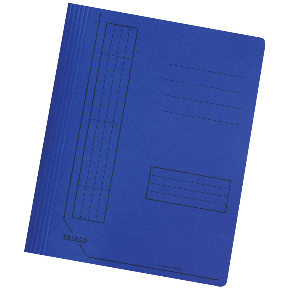 Schnellhefter Karton, A4, 240g/m², intensiv dunkelblau FALKEN 11287554 FALKEN 11287554 240g