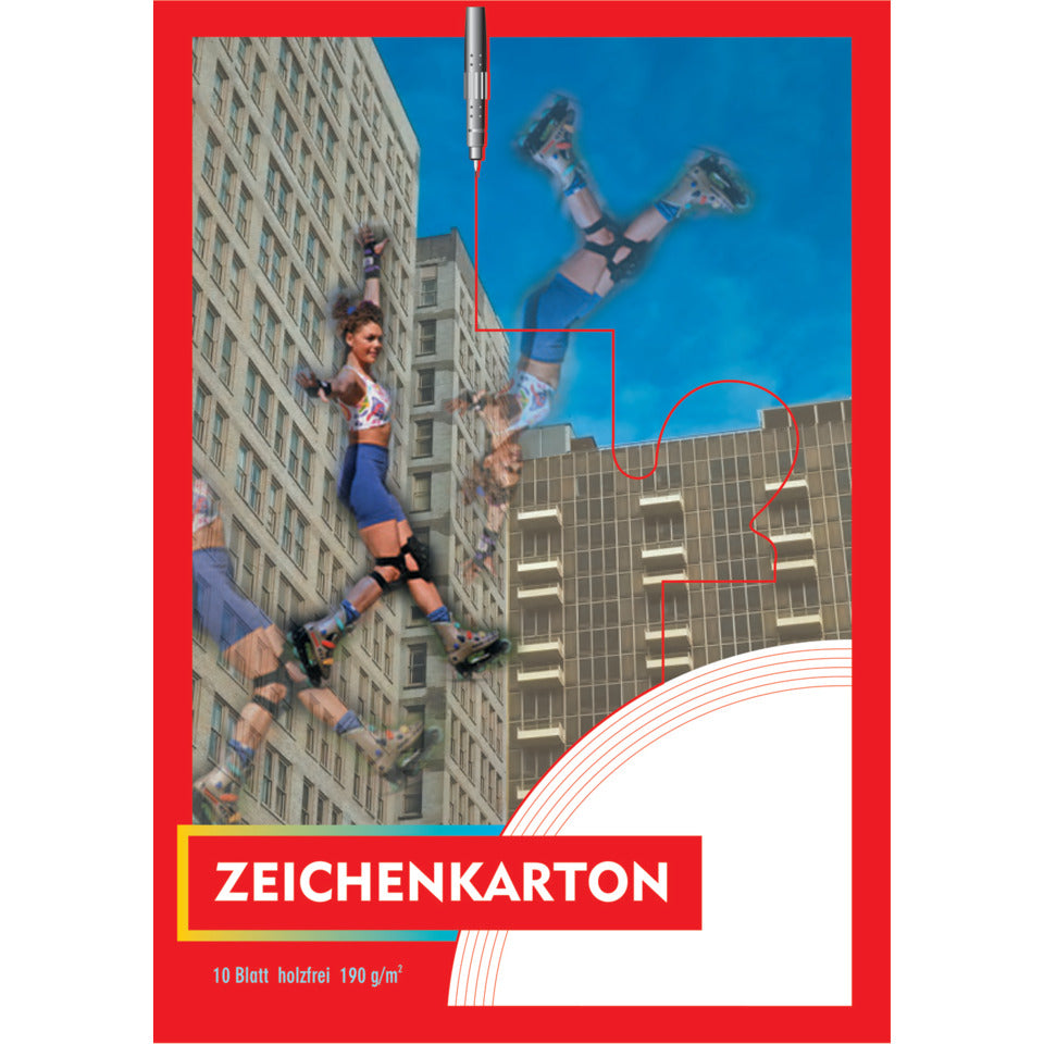Zeichenkartonblock, A3, 190g/m², lange Seite geleimt, 10 Blatt PVP 2123 PVP 2123 10BL