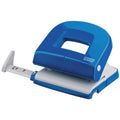 Locher E 216, 16 Blatt, Anschlagschiene, Metall, blau/grau NOVUS 025-0540