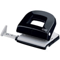 Locher E 216, 16 Blatt, Anschlagschiene, Metall, schwarz/grau NOVUS 025-0538