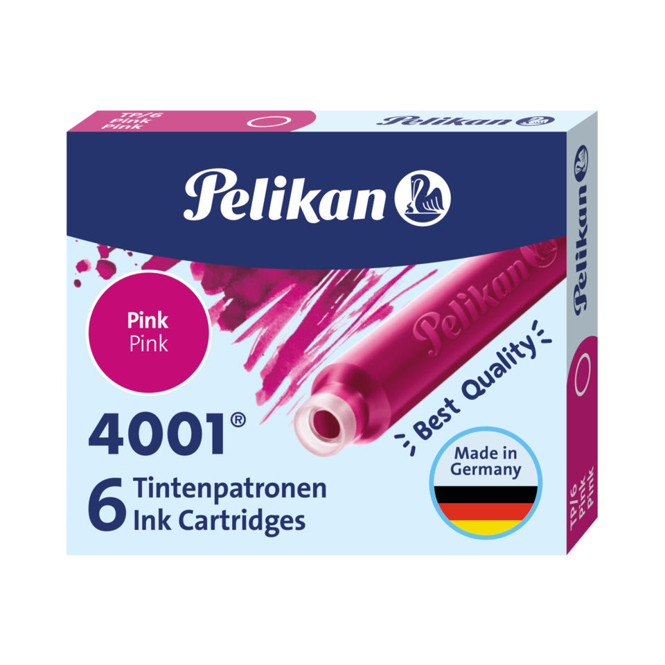 Tintenpatrone 4001® TP/6, 6 Stück, pink PELIKAN 100435993 PELIKAN 100435993 321075 4001 TP/6