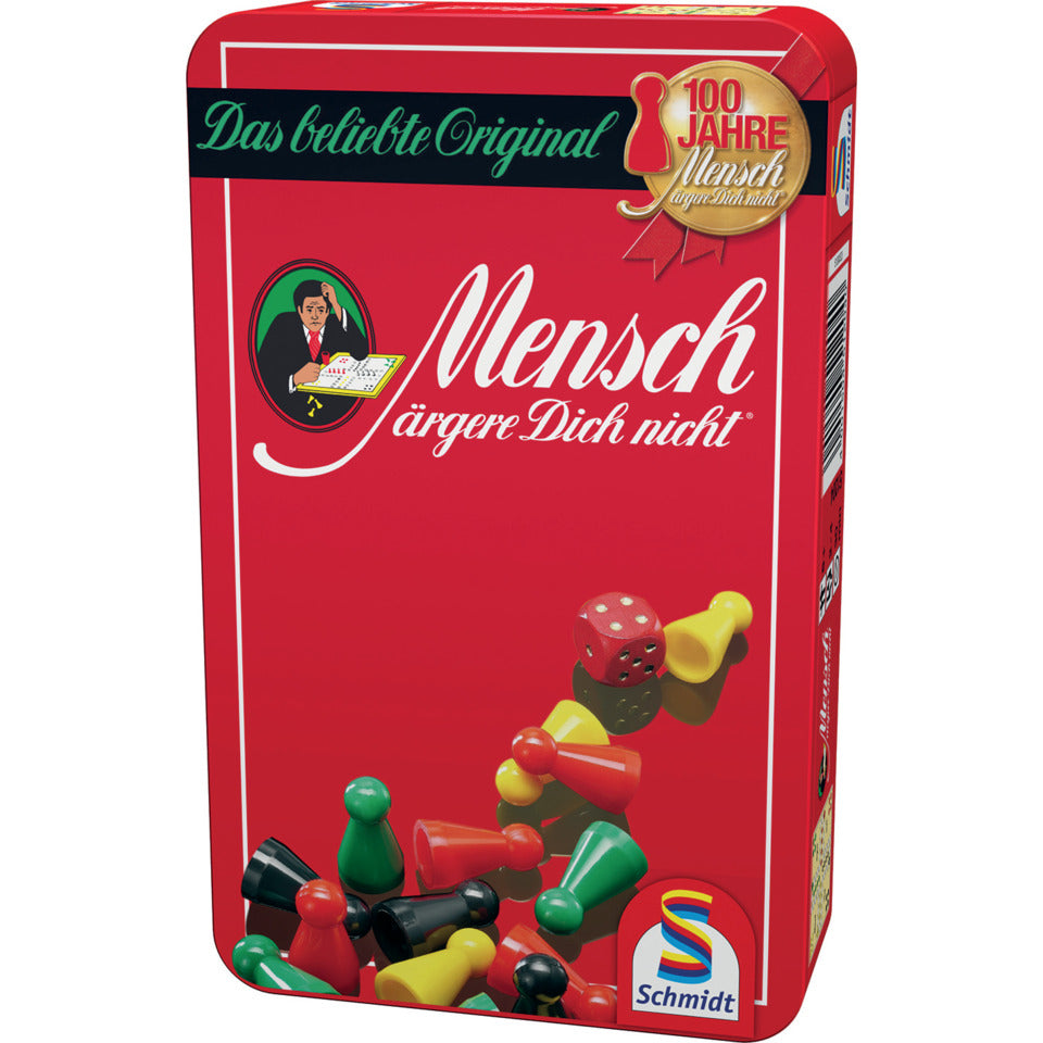 Spiel Mensch ärgere dich nicht   in Metalldose SCHMIDT 51204 SCHMIDT 51204 in Metalldose