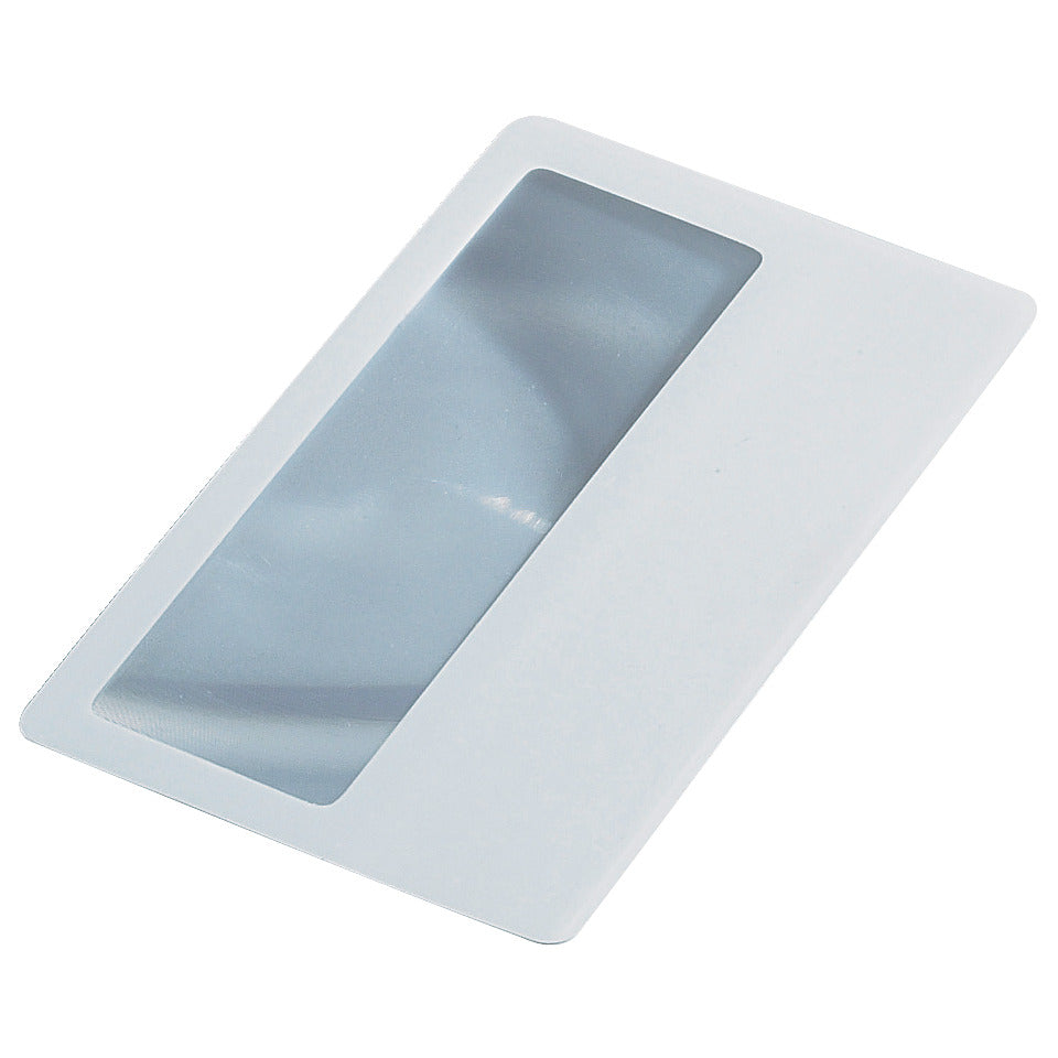 Taschenlupe im Visitenkartenformat, Fresnel-Linse 80 x 30 mm, Vergrößerung 3,5 x ECOBRA 821401 ECOBRA 821401 3,5xVergrößerung