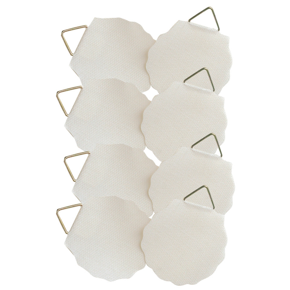 Bildaufhänger, Ø 30mm, Leinen, 8 Stück, weiß AVERY ZWECKFORM 3732 ZWECKFORM 3732 selbstklebend 8 St.