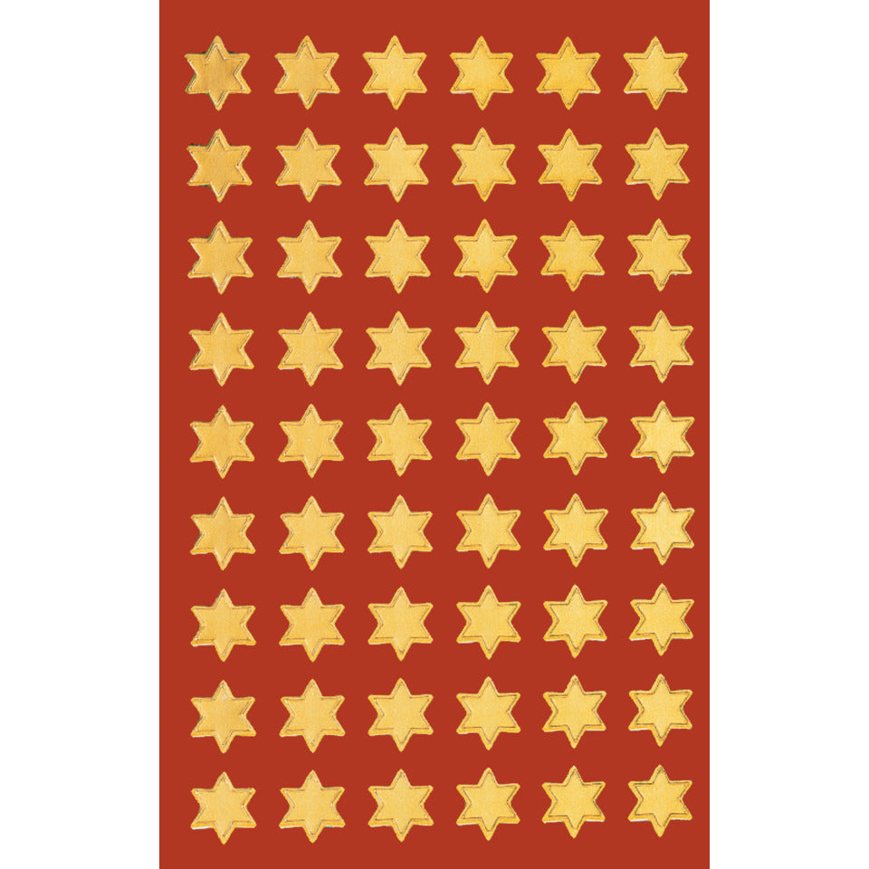Weihnachtssticker Sterne, 8mm, 54 Stück AVERY ZWECKFORM 52802 ZWECKFORM 52802 gold