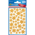 Weihnachtssticker Sterne, 86 Stück AVERY ZWECKFORM 52225 ZWECKFORM 52225 gold