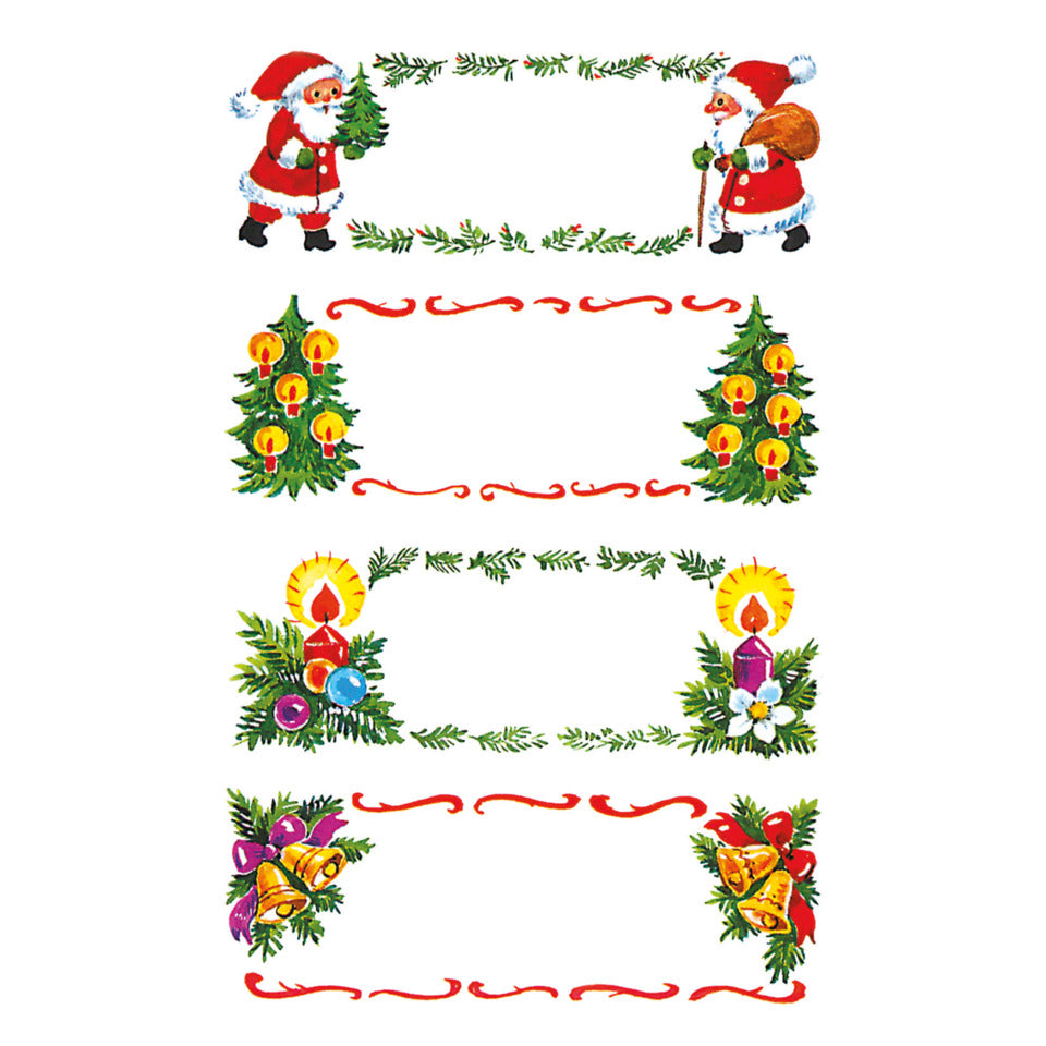 Weihnachtssticker Widmung, 12 Stück AVERY ZWECKFORM 52362 ZWECKFORM 52362 Glocken usw.