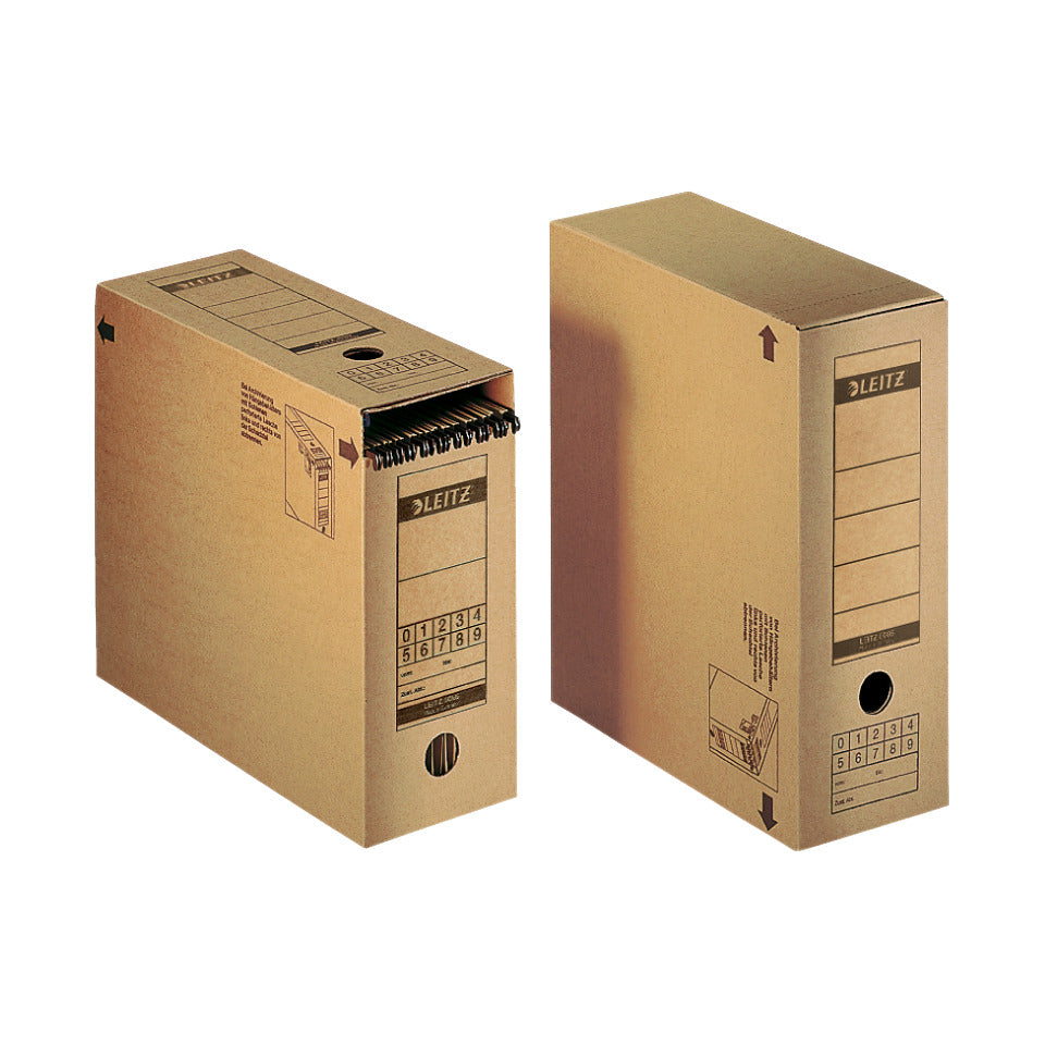 Archiv-Schachtel, A4, mit Verschlussklappe, naturbraun LEITZ 6086-00-00